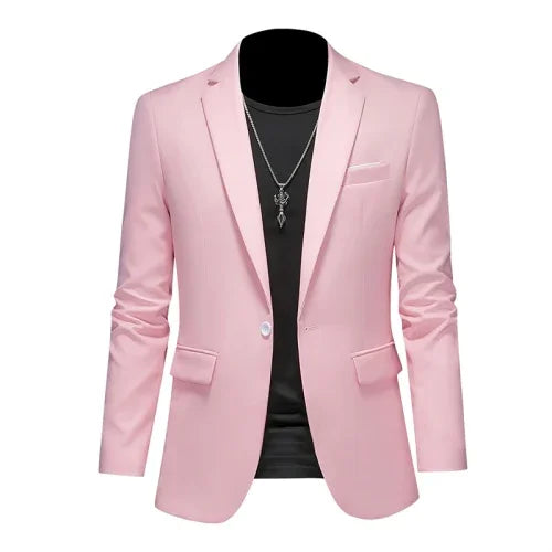 maoxiangshop High Quality Business Slim Fit Single Buttons Suits Jacket Men Slim Fit Casual Fashion Wedding Groom Tuxedo Blazer Coats 6XL-M