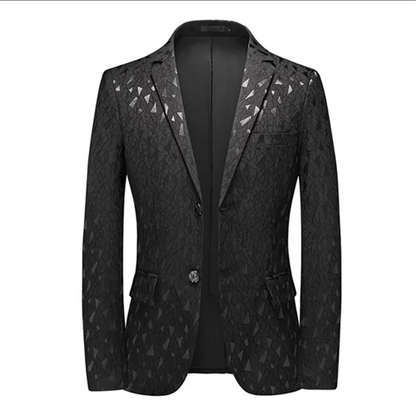 maoxiangshop WELL DRESSED MEN 2024 New Men Business Social Suit Jacket Summer Men's Single breasted Thin Dress Male Jacquard Blazers Coats