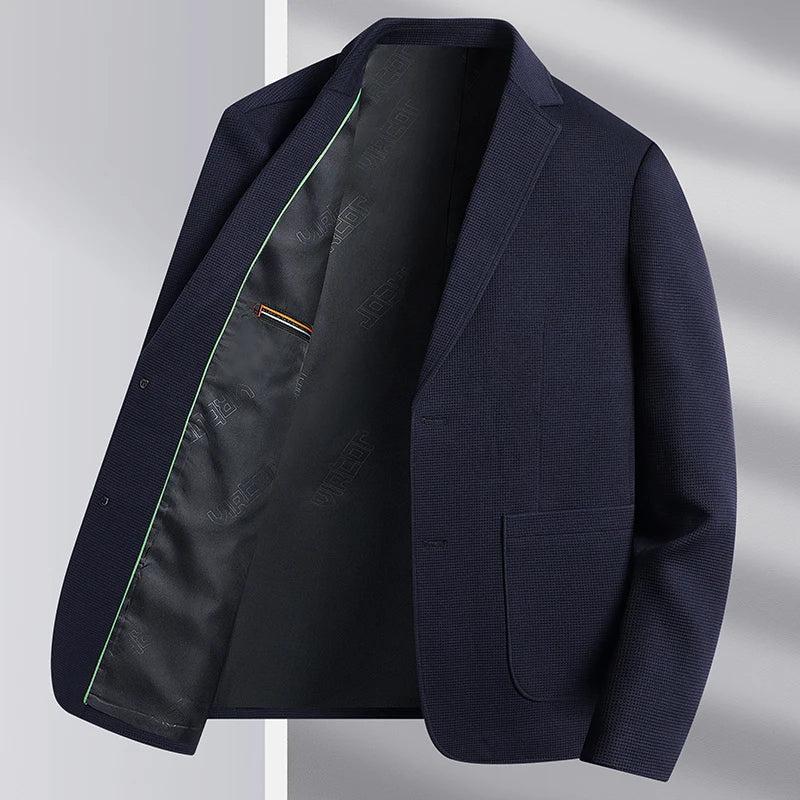 maoxiangshop New Men's Slim Fashion Everything High-grade Korean Version of The Wedding Gentleman British Style Hosting Casual Blazer