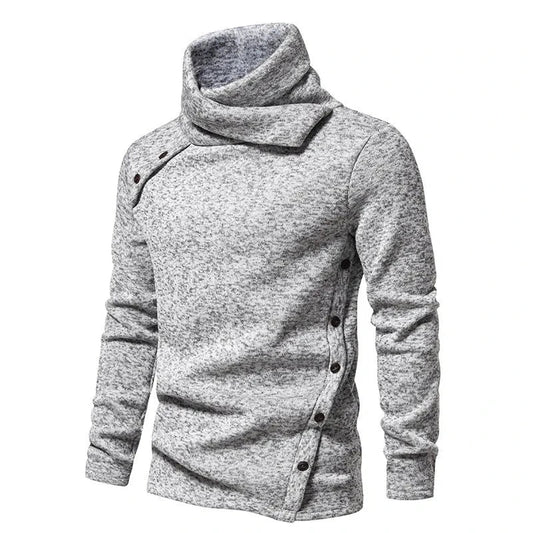maoxiangshop Sweatwear Men's Hoodies Unbalance Hem Long Sleeve Sweatshirt for Men Clothing Autumn Turtleneck Sweaterss Top Hoodie