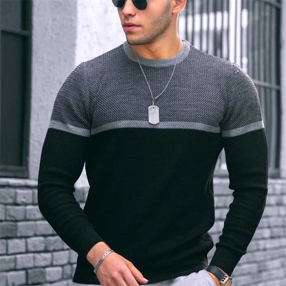 maoxiangshop Autumn and Winter Sports Fitness Slim Breathable Men's Long Sleeve T-shirt Europe and the United States Men Fitness O Collar Shi