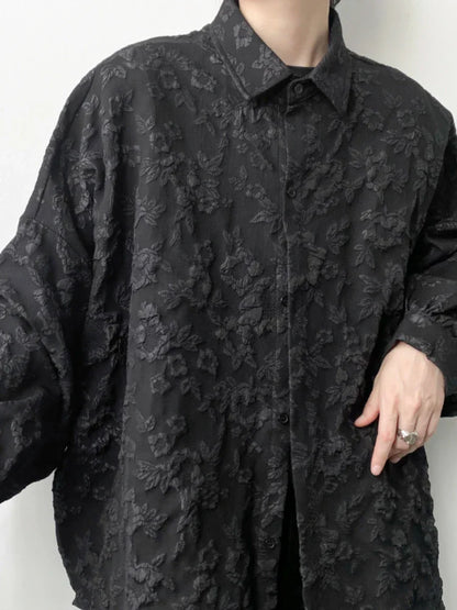 maoxiangshop Shirts Men Japanese Style Loose  Leisure Long Sleeves Chic New All-match Solid Summer High Street Simple Popular College