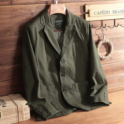 maoxiangshop Four Seasons New Men's Trend Fashion All-in-one Handsome Jacket Man Loose Coat Male Casual Wear Small Suit Jacket Top