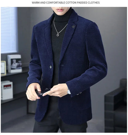 maoxiangshop High Quality Blazer Men Korean Version of Fashion Trend Simple Casual Business Elite Gathering Best Man Gentleman  Suit Jacket