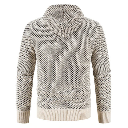 maoxiangshop Cardigan Men's Sweater Jacket Male Cold Blouse Autumn Winter New Korean Casual Slim Hooded Windbreaker Warm Y2K Chenille Coat