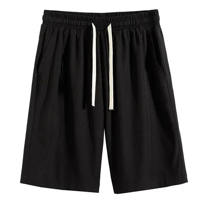 maoxiangshop Spring Summer Split Pants for Men's Slim Outdoor Sports Running Loose Oversized Outerwear Shorts with Ice Silk Sports Shorts