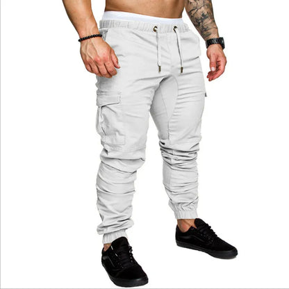 maoxiangshop Casual Men Pants Fashion Big Pocket Hip Hop Harem Pants Quality Outwear Sweatpants Soft Mens Joggers Men's Trousers pantalones