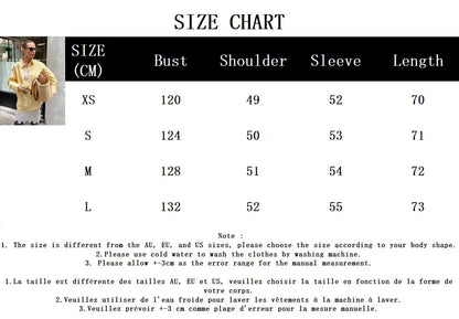 maoxiangshop  -  Yellow Striped Shirts For Women Autumn Loose Casual Long Sleeve Turndown Collar Blouses Female Simple Fashion Blouse 2024 New