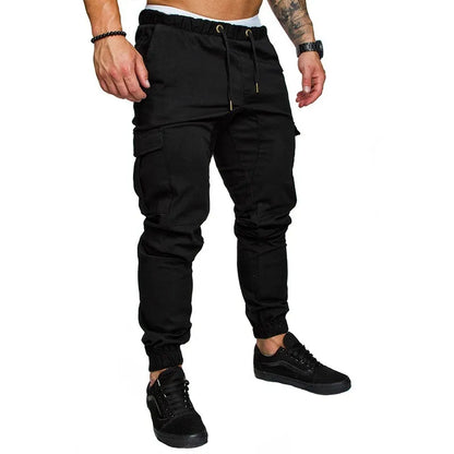 maoxiangshop Casual Men Pants Fashion Big Pocket Hip Hop Harem Pants Quality Outwear Sweatpants Soft Mens Joggers Men's Trousers pantalones