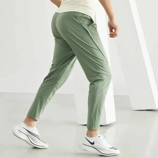 maoxiangshop Running Pants Men Sportswear Elastic Jogging Sweatpants Gym Fitness Tight Trousers Quick Dry Thin Tracksuit Training Sport Pants