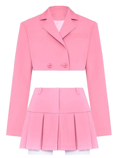 Green New Blazers For Women Cropped Coats Jacket Summer Casual Outfits Fashion Chic Jacket Women's Blazer Suits