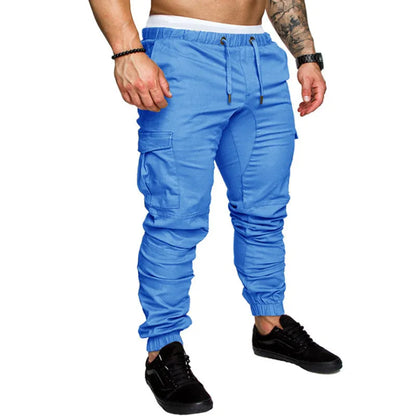 maoxiangshop Casual Men Pants Fashion Big Pocket Hip Hop Harem Pants Quality Outwear Sweatpants Soft Mens Joggers Men's Trousers pantalones