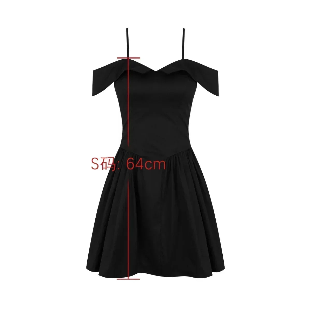 Black Elegant Party Dresses for Women Mini Off The Shoulder Birthday Dress Sexy One-piece Strap Women's Clothing