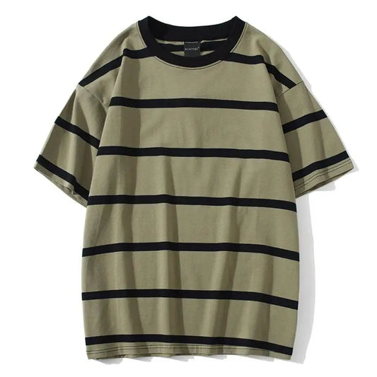 maoxiangshop Mew Men T Shirt Color Block Print 3 Color Optional Tee Shirts Simple High Street Basic All Match Cargo Tops Mens Streetwear