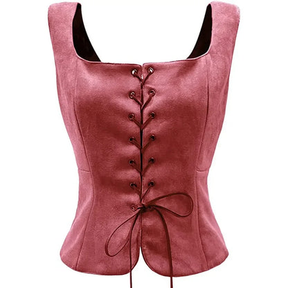maoxiangshop  -  2024 Medieval Viking Pirate Costume Renaissance Anime Cosplay New Suede Waistcoat Cos Costume Halloween Costumes for Man