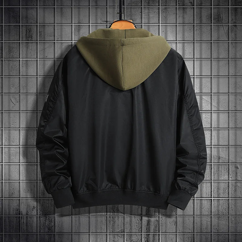 maoxiangshop Casual coat men spring autumn new large size cargo jacket