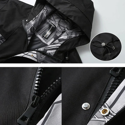 maoxiangshop Plus Size 10XL 11XL Jacket Men Hip Hop Streetwear Patchwork Jacket Coat Male Hooded Jackets Big Size 10XL 11XL