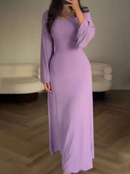 Vintage Long Dresses Women Autumn Long Sleeve Evening Dresses Female Elegant Bandage Maxi Dress Ladies Tight Party Prom Vestidos