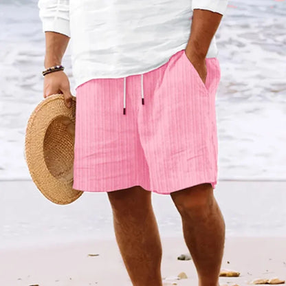 maoxiangshop Fashion Summer Mens Stripe Shorts Men Beach Short New Wild Leisure Loose Solid Cargo Shorts for Men Sweatshorts