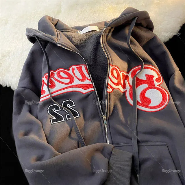 maoxiangshop Harajuku 3D Skull Puff Print Hoodies Oversized Streetwear Men High Quality Cotton Liner Sweatshirt Top Women Couples Y2k Clothes