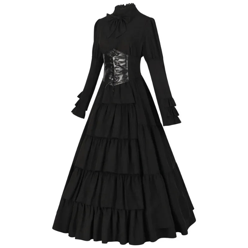 maoxiangshop  -  Halloween Costumes for Women  Cosplay Costume Women Love Live Medieval Women's Dress Renaissance Women's Dress Irish Long Dress