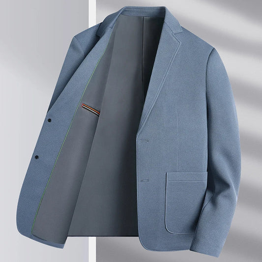 maoxiangshop New Men's Slim Fashion Everything High-grade Korean Version of The Wedding Gentleman British Style Hosting Casual Blazer