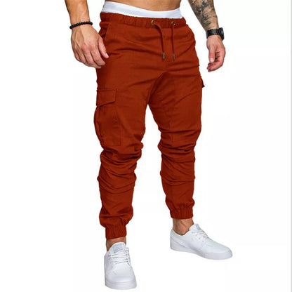 maoxiangshop Casual Men Pants Fashion Big Pocket Hip Hop Harem Pants Quality Outwear Sweatpants Soft Mens Joggers Men's Trousers pantalones