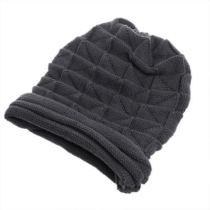 maoxiangshop Winter Knitted Beanies Hat for Women Baggy Slouchy Solid Wool Cap Fashion Outdoor Warm Bonnet Hoods Female Snow Ski Warmer Gorra