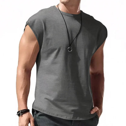 maoxiangshop Summer Men's Mesh Gym Vest Quick Dry Loose Fitness Exercise Wide shoulder Sports Sleeveless Shirt Bodybuilding Tank Top