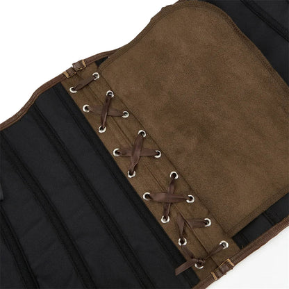 maoxiangshop  -  Women Corset Top Vintage Zipper Bustiers Gothic Corsets Steampunk Bustier Lace Up Corsage Carnival Party Club Costumes Plus Size