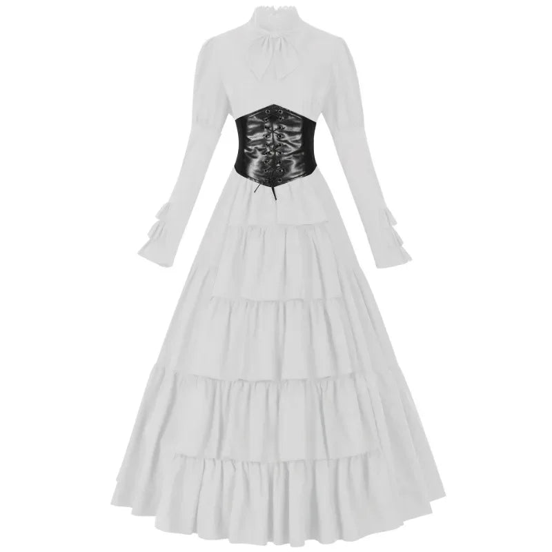 maoxiangshop  -  Halloween Costumes for Women  Cosplay Costume Women Love Live Medieval Women's Dress Renaissance Women's Dress Irish Long Dress