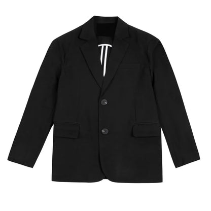 maoxiangshop Brown Black Suit Jacket Men Fashion Social Mens Dress Jacket Korean Loose Casual Suit Jacket Mens Office Formal Jacket Coat