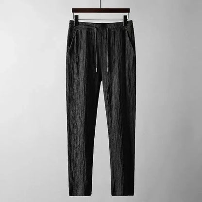 maoxiangshop Leisure Set for Men New Summer Thin Sports Set for Men Fashion Short Sleeve Long Pants Trend Light Luxury