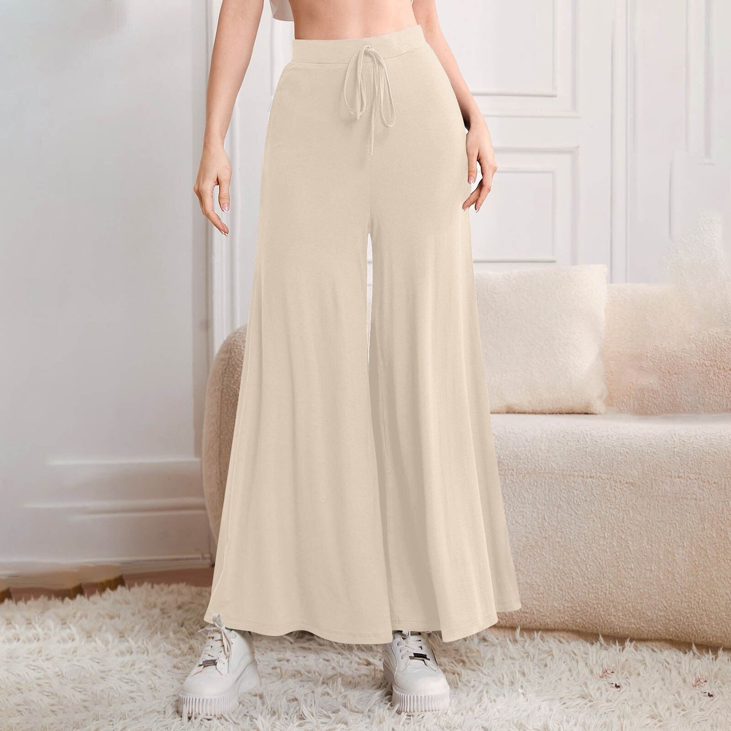 maoxiangshop Fashion High Waist Wide Leg Pants For Women Autumn Loose Casual Women' S Pants Pantalon Vintage Long Trousers