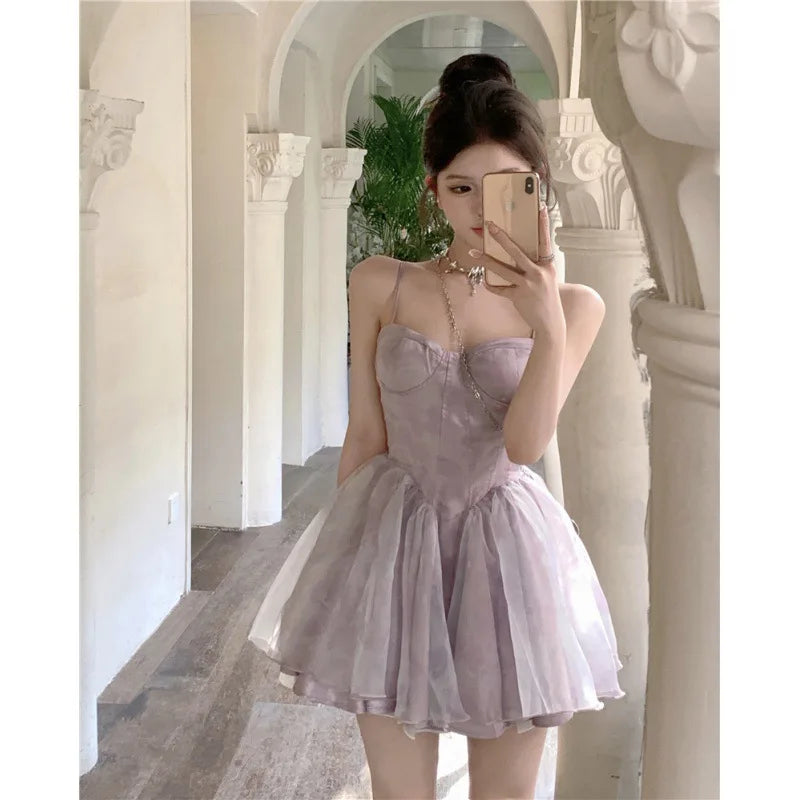 maoxiangshop  -  Evening Dresses Women Cute Clothes Fairy Costume Women Vestido Blancos Mujer Vestido Sexy Vestidos Para Playa Cute Clothes