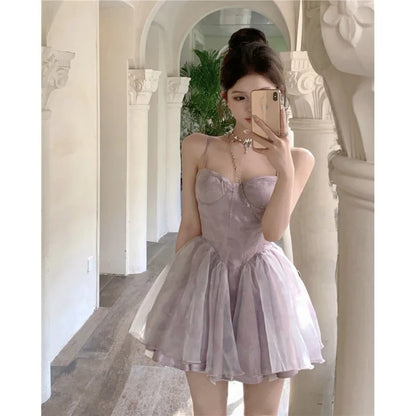 maoxiangshop  -  Evening Dresses Women Cute Clothes Fairy Costume Women Vestido Blancos Mujer Vestido Sexy Vestidos Para Playa Cute Clothes