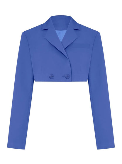 Taruxy  Fall Women Blazer Suit Two Piece Sets Turn-down Collar Blazers Tops And Pleated Skirts Femme High Street Y2K Outfits
