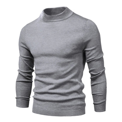maoxiangshop New Winter Turtleneck Thick Mens Sweaters Casual Turtle Neck Solid Color Quality Warm Slim Turtleneck Sweaters Pullover Men