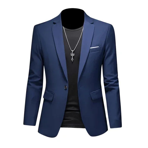 maoxiangshop High Quality Business Slim Fit Single Buttons Suits Jacket Men Slim Fit Casual Fashion Wedding Groom Tuxedo Blazer Coats 6XL-M