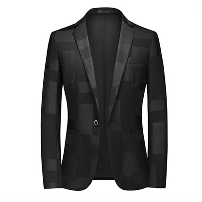 maoxiangshop WELL DRESSED MEN 2024 New Men Business Social Suit Jacket Summer Men's Single breasted Thin Dress Male Jacquard Blazers Coats