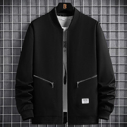 maoxiangshop New Spring Jackets Men Baseball Jacket Fashion Casual Coat Jacket Plus Size 6XL 8XL Outdoor Outerwear Solid Color