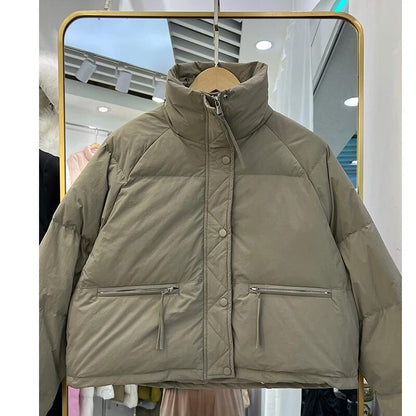 maoxiangshop Winter Parka Women Korean Elegant Bomber Warm Thicken Cotton Padded Coat Jackets Female Casual Autumn Guangzhou Clothing