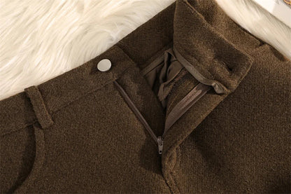 Streetwear Mini Skirt Women Y2K Faux Fur Patchwork A Line Skirts Autumn Winter Vintage Korean High Waist Slim Black Skirt