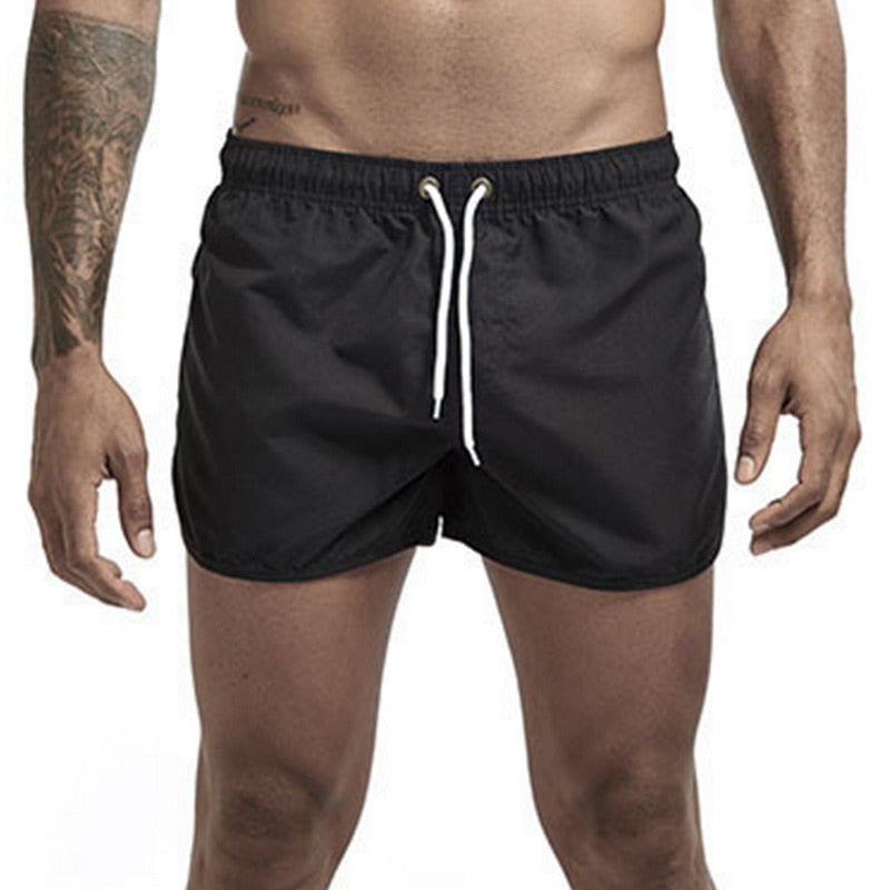 maoxiangshop Beach Shorts Quick Dry Mens Swimwear Board Briefs New Hot Summer Swim Trunks Sport Gym Running Shorts Male Beachwear
