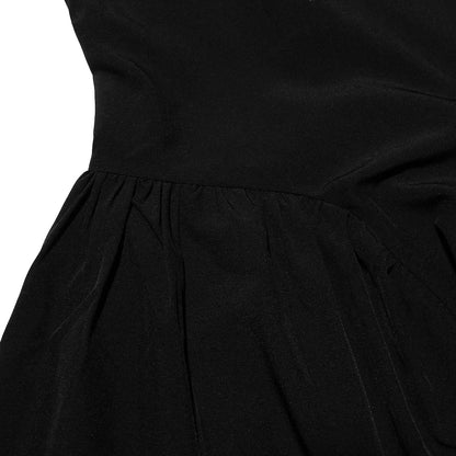 Summer Halter Party Dresses Black Short Graduation Holiday Dresses Casual Flare Dress Sexy Female Clothing