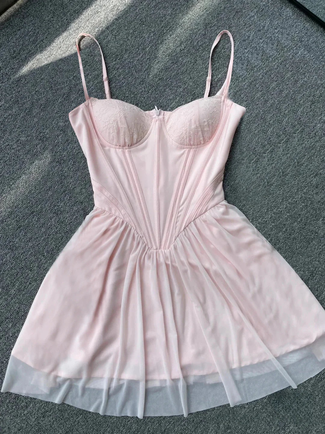 Elegant and Beautiful Women's Dresses Sleeveless Pink A Line Bodycon Corset Dress Sexy Casual Holiday Dress