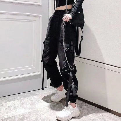 Multi Pocket Star Print Jeans Women Y2K Patchwork Vintage Denim Cargp Pants Girl Rise Jeans Fashion Streetwear Casual Trousers