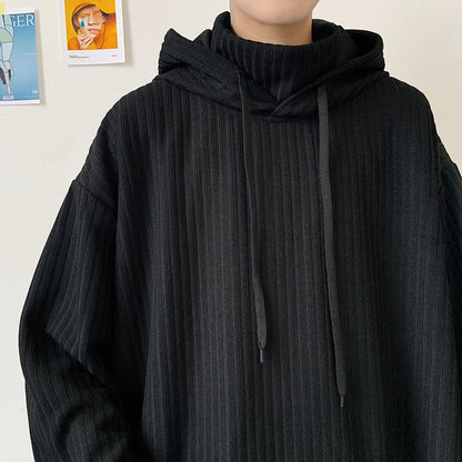 maoxiangshop Sweater Men Spring Autumn Men's Hooded Sweater Casual Pullover Warm Knitted Sweatercoat Pull Homme Plus Size 3XL Streetwear