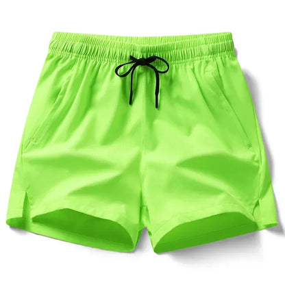 maoxiangshop New Mens Fitness Lightweight Sweatpants Summer Casual Pockets Shorts Basic Solid Color Short Pants Jogging Beach Shorts Men