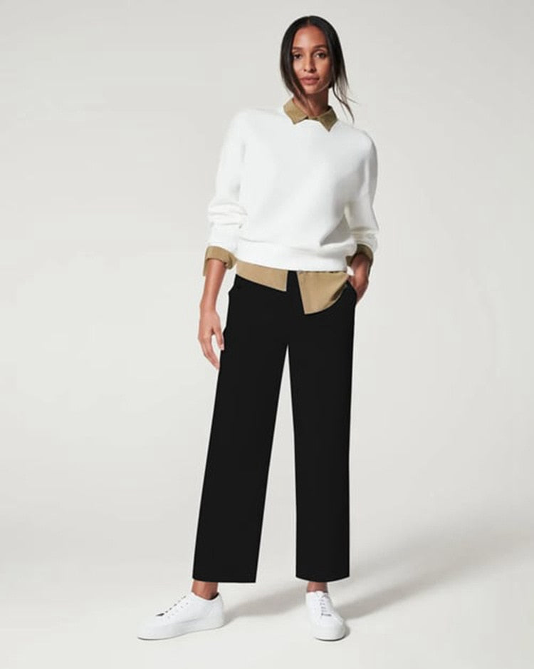 Straight Trousers women's classic pants baggy pants woman chic and elegant woman dress pants Oversize Women New wide leg pants